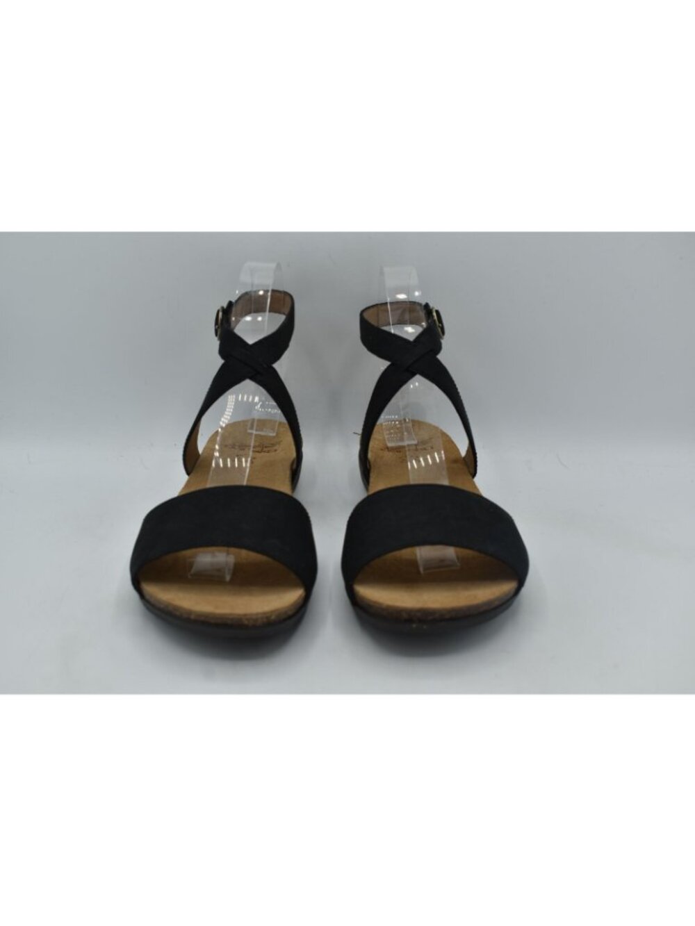 Dansko Womens EU Size 40 Rafferty Black Milled Nubuck Ankle Strap Sandals Shoes - Picture 2 of 14